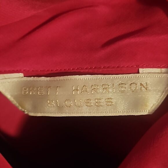 Brett Harrision woman pure silk top 10 - Picture 2 of 7